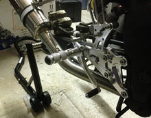 Aftermarket Adjustable Rear Sets RHS