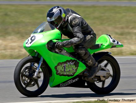 #59 Steve Byrnes Co-rider to Garry Briggs