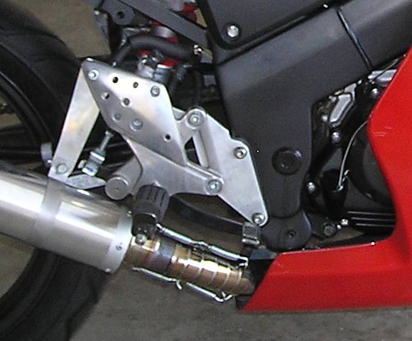 Footrests for CBR125 Commuterlite