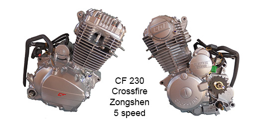 Crossfire Zongshen 230cc motor
